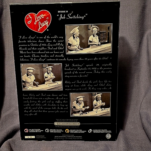 I Love Lucy Barbie Set - Picture 2 of 12